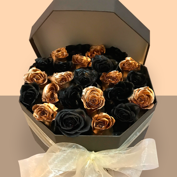 Rosas negras hermosas